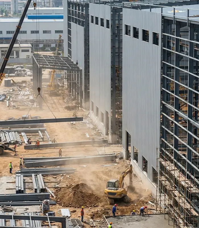 Industrial plant construction